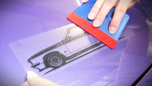 Verklebeanleitung für STiCKAR. automotive Auto Aufkleber
