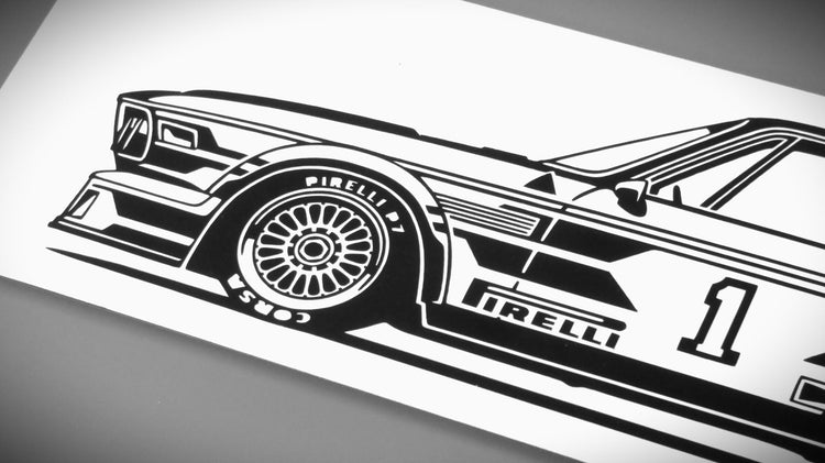 BMW ProCar Sticker Aufkleber Ansicht Front