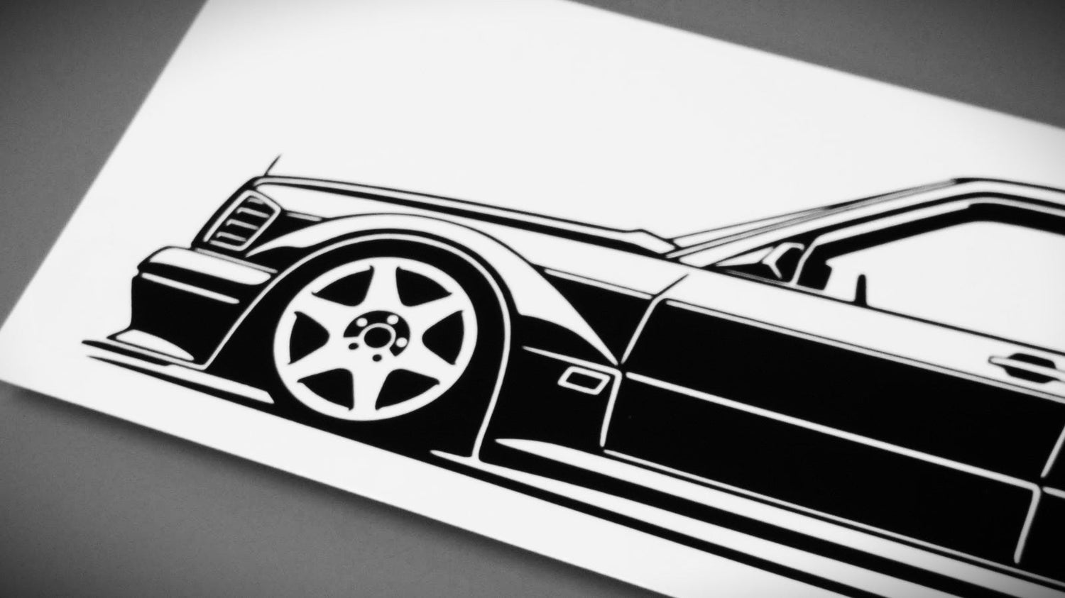 Mercedes Benz Sticker Aufkleber Ansicht Front