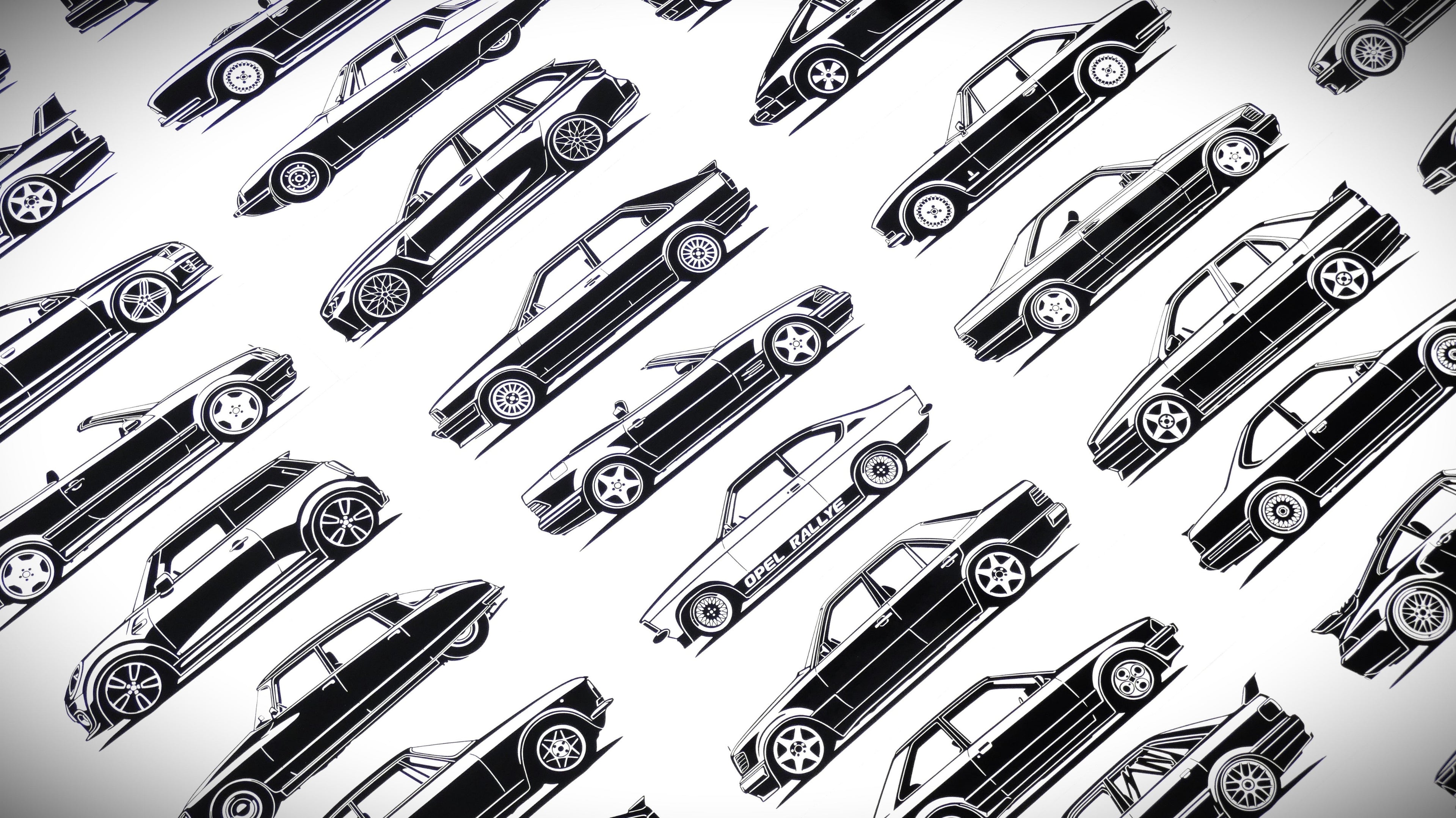 opel-mini-bmw-audi-mercedes-ford-jaguar-citroen-porsche-volvo-fiat-singer-ferrari-lamborghini-alfaromeo-aufkleber-sticker-kollektion-collection-poster